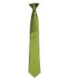PR755 Premier 'Colours' Satin Clip Tie Oasis Green colour image